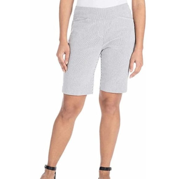 Hilary Radley Shorts Nwt Hilary Radley Womens Stripes Bermuda Short